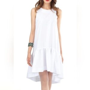 Summer spring dress white size large nwt